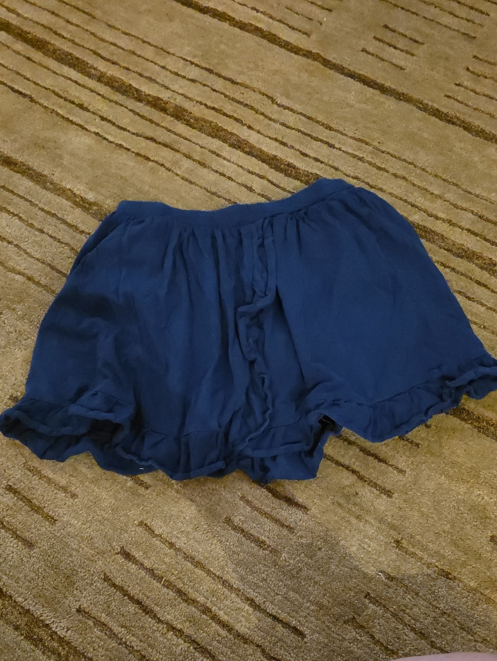 5/25 Carter's Navy Blue Ruffle-Hem Skort Size 12/12A..
